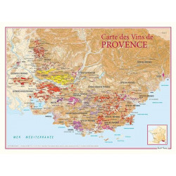 Carte des Vins "Provence" 30x40 cm | Benoît France