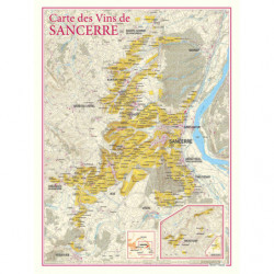 Carte des vins "Sancerre" 30x40 cm | Benoît France