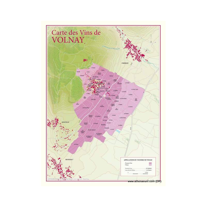 Wine list "Volnay" 30x40 cm | Benoît France