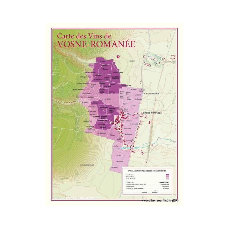 Wine list "Vosne-Romanée" 30x40 cm | Benoît France