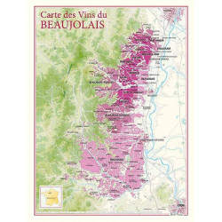 Carte des Vins "Beaujolais" 30x40 cm | Benoît France