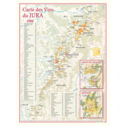Carte des vins "Jura" 30x40...
