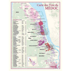 Wine list 30x40 cm "Médoc"...