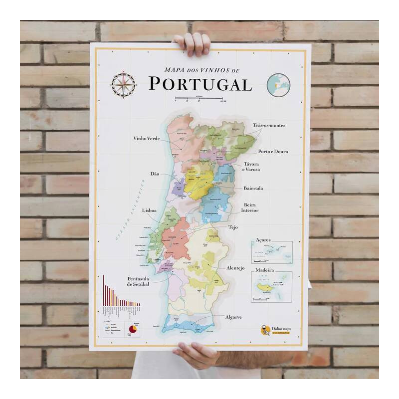 Portugal Wine List 50x70 cm | The wine list, please?