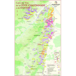 Map of the vineyards of...
