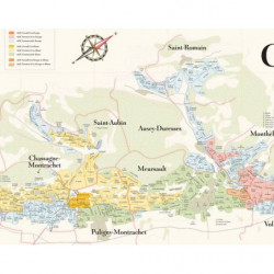 Wine maps of the climats of the Côte de Nuits and the Côte de Beaune | The Wine List please?