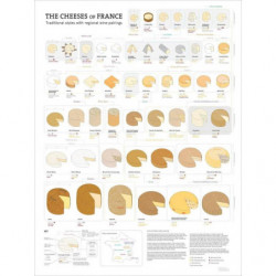 Wall Map: Cheese of France...