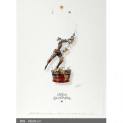 Affiche "Vigneron Romanee Conti" 30x40 cm | Gérard Puvis