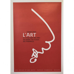 Poster "As in art"