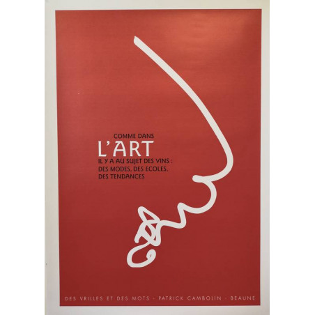 Poster "As in art"