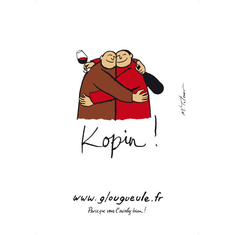 "Kopin!" Poster 48x68 cm | Glougueule