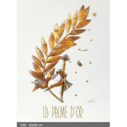 Affiche "Palme D'Or" 30x40 cm | Gérard Puvis