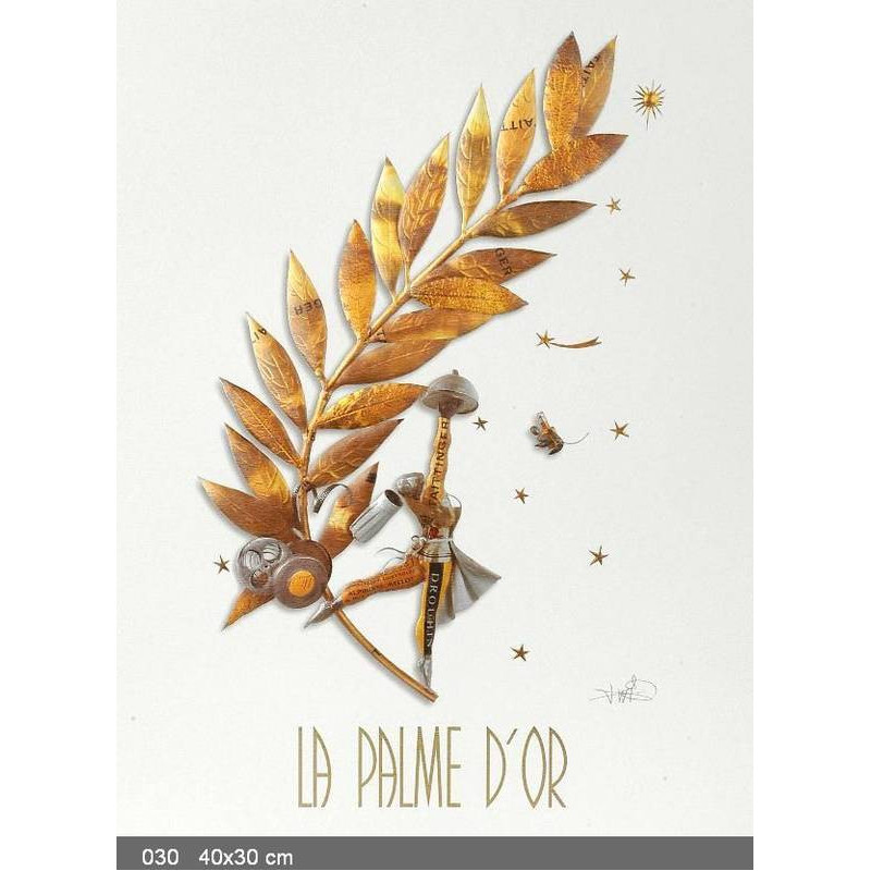 Poster "Palme D'Or" 30x40 cm | Gérard Puvis