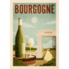 Affiche A2 "Bourgogne" 42x59.4 cm | Mathieu Persan