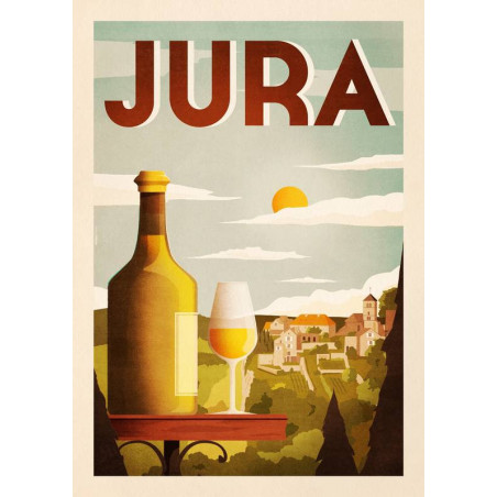 Affiche A3 "Jura" 42x29.7 cm | Mathieu Persan