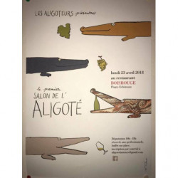 Poster A3 "Les Aligoteurs" 29.7x42 cm | Association des Aligoteurs