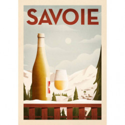 A3 poster "Savoie" 42x29.7 cm | Persian Mathieu