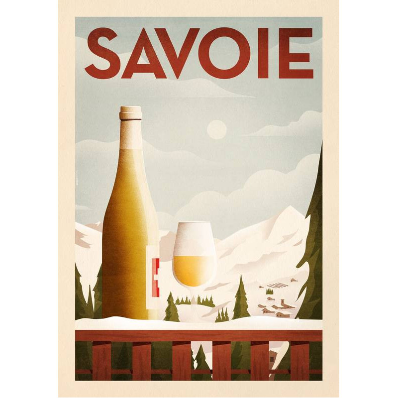 A3 poster "Savoie" 42x29.7 cm | Persian Mathieu