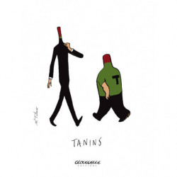 Poster "Tanins" by Michel Tolmer 30x40 cm | Glougueule