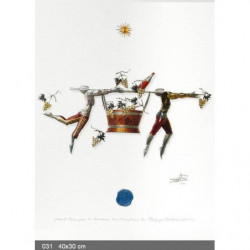 Poster "Puligny Montrachet" 30x40 cm | Gérard Puvis