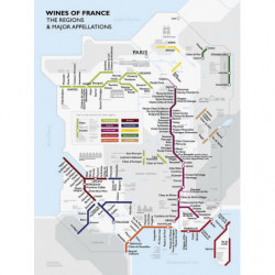 Map "Métro des vins de...
