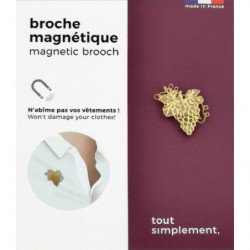 Golden Grape Magnetic Brooch Oenology