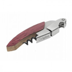 Corkscrew Original Sommelier's Knife - Oak Barrel Handle, Wine Led Finish | Ligne W, made in France