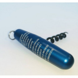 Pocket corkscrew "Appellations Bourguignonnes Bleu" | Lance Design
