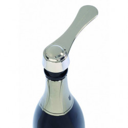 Chrome Metal Champagne Clamp | L'Atelier du Vin