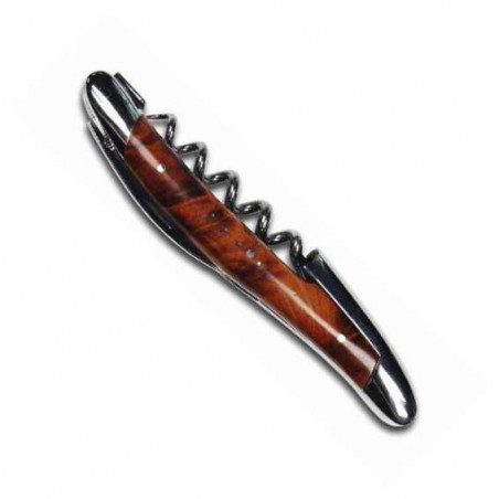 Corkscrew, Sommelier's knife with amourette wood handle glossy finish| Fola