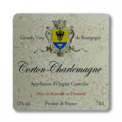 Stone coaster "Corton-Charlemagne" | Autrement Bourgogne