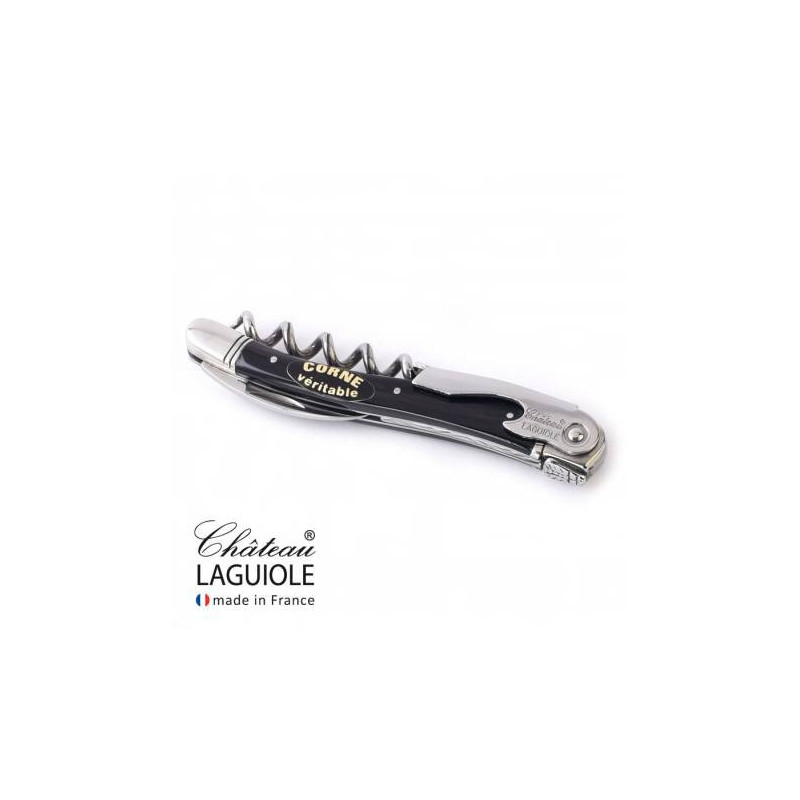 Black Horn Château Laguiole Corkscrew| Orcel Et Romieu X Laguiole