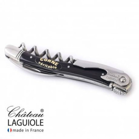 Black Horn Château Laguiole Corkscrew| Orcel Et Romieu X Laguiole