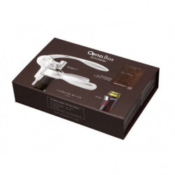 Oeno Box® Sommelier Set: Chrome Metal Lever Corkscrew | L'Atelier du Vin