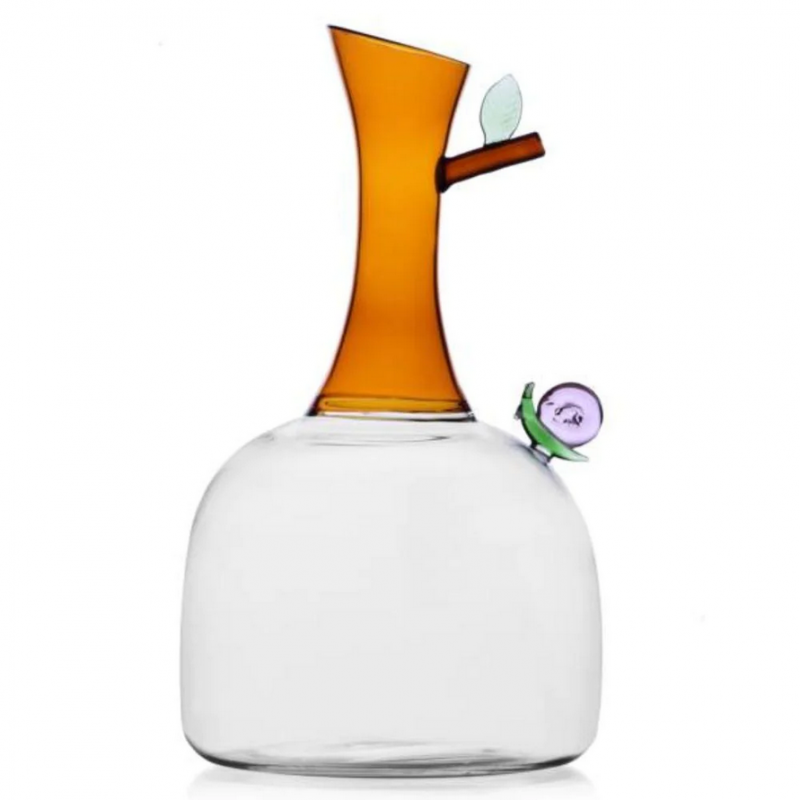 Snail Decanter "Fruits & Flowers 2.2 L" | Ichendorf Milano