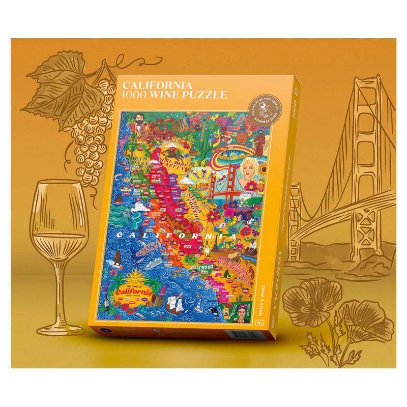 Puzzle sur le vin - Californie