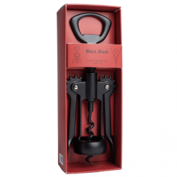 Double-lever corkscrew "Black Black"| l'atelier du vin