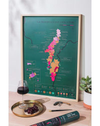 La Bourgogne des vins (carte à gratter)