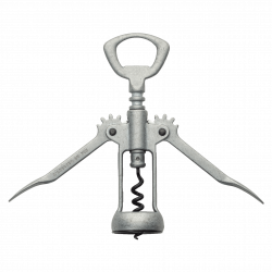 Corkscrew the ''De Gaulle'' with double lever and bottle opener | l'atelier du vin