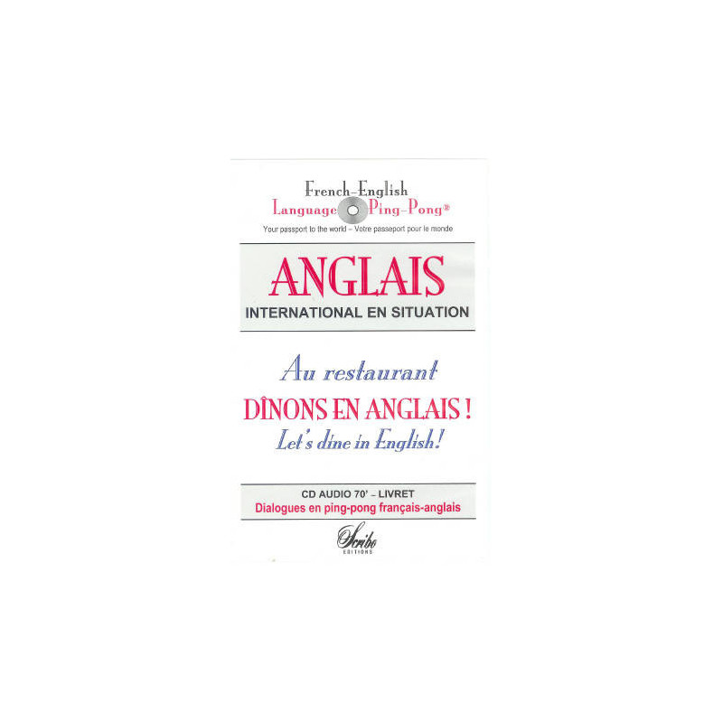 Audio CD: At the restaurant, Let's dine in English!