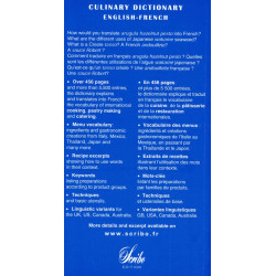 Dictionnaire gastronomique : Culinary dictionary (english-french)
