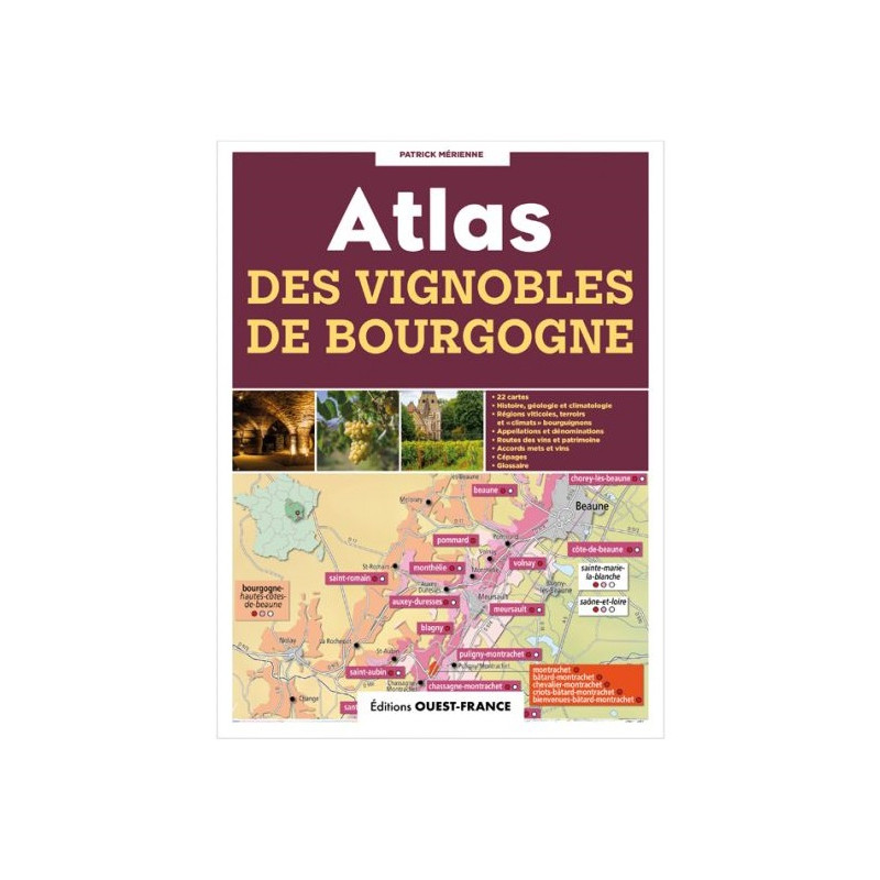 Atlas of the Burgundy Vineyards (French Edition) by Patrick Mérienne