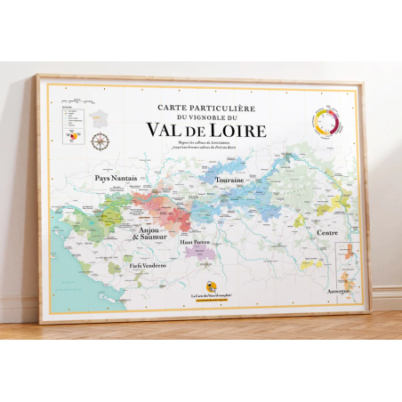 Wine list 50x70 cm "Loire Valley" | The Wine List please