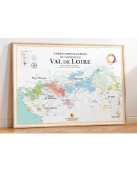 Wine list 50x70 cm "Loire Valley" | The Wine List please