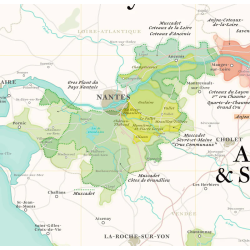 Wine list 50x70 cm "Loire Valley" | The Wine List please