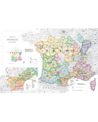 Carte pliée "Vins de France" | Steve De Long