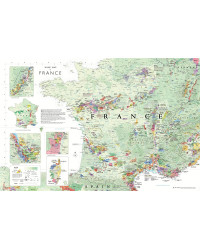 Carte pliée "Vins de France" | Steve De Long