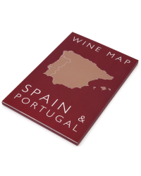 Folded Wine Map of Spain and Portugal by Steve De Long