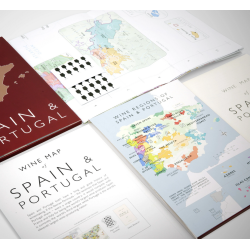 Folded wine list of Spain and Portugal | Steve De Long