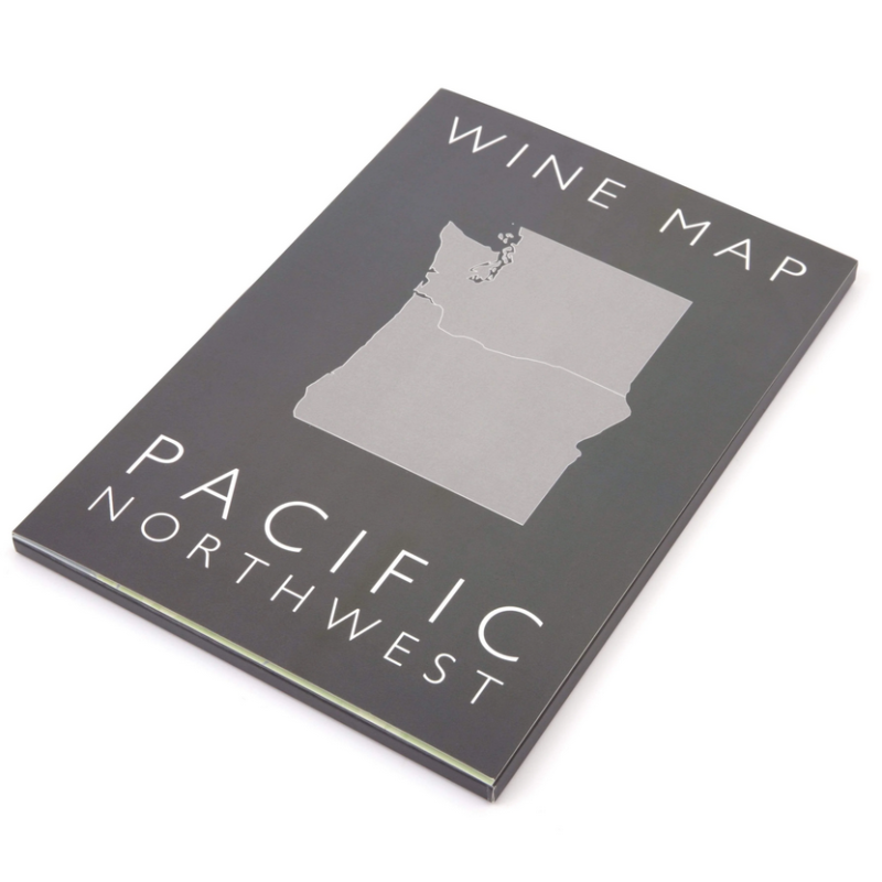 Carte pliée des vins d'Amérique du Nord | Steve De Long